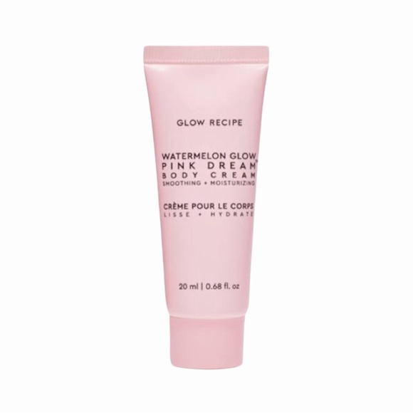 GLOW RECIPE Body Cream, Niacinamide Dew Drops, PHA + BHA Toner & Pink Bag - Picture 2 of 8